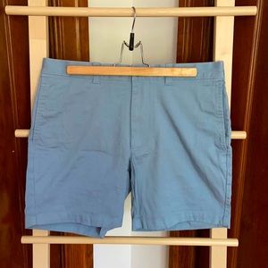 J. Crew Chino Shorts, Blue, Size 32, 7” I…